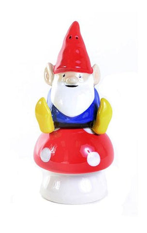 Gnome/Mushroom Salt & Pepper, Gift Box, Ceramic, 5.5, Pair