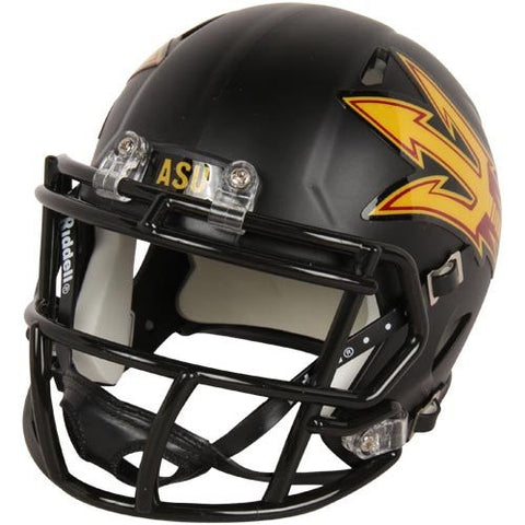 NCAA Arizona State Sun Devils Black Speed Mini Helmet