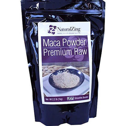 Natural Zing Maca Powder (Raw, Organic) 2.2 lb