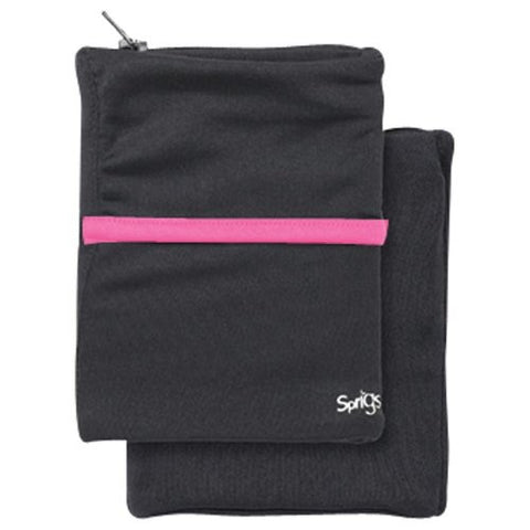 2 Pocket Phone Banjees - Black/Pink Stripe