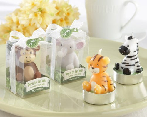 Born to be Wild Animal Candles (Set of 4, Assorted)