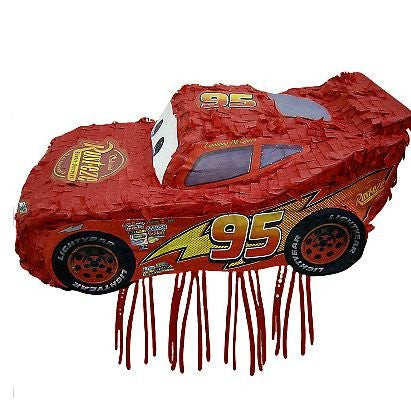 Cars - Lightning Mcqueen Red Party Pull Pinata