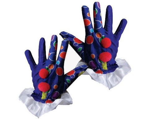 Blue Clown Gloves