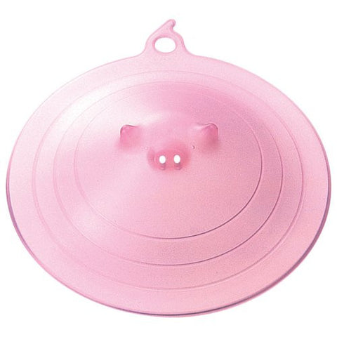 Piggy Microwave Plate Cover - Pink