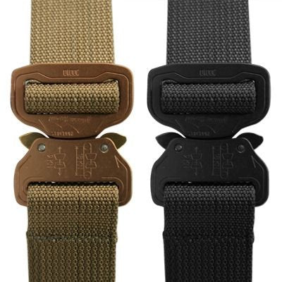 CO Shooters Belt with Cobra Buckle, Brown, Extra Large
