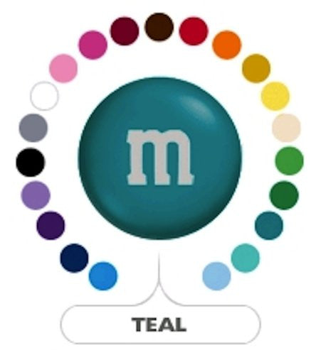 Teal Green M and M  5 lbs
