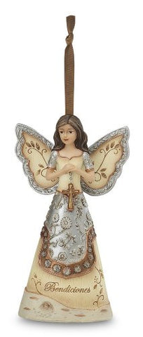 4.5" Angel w/Cross Ornament