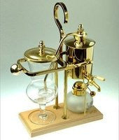 Belgium Syphon Balance Coffee Maker Gold