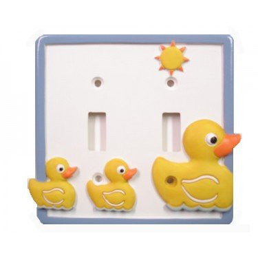 Just Ducky Double Switch plate in a Card