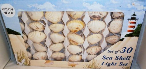 Scallop Shell 30-Count String Lights