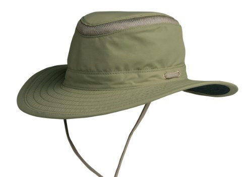 Tarpon Springs Floating Supplex Sailing Hat - Khaki, Large