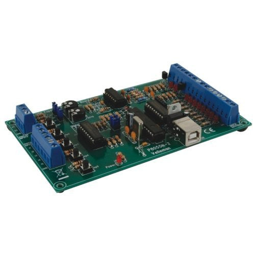 USB Experiment Interface board, 5.7 x 3.5 x 0.8"