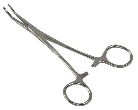 Kelly Forceps Stainless Steel 5-1/2" Curved, Box Lock