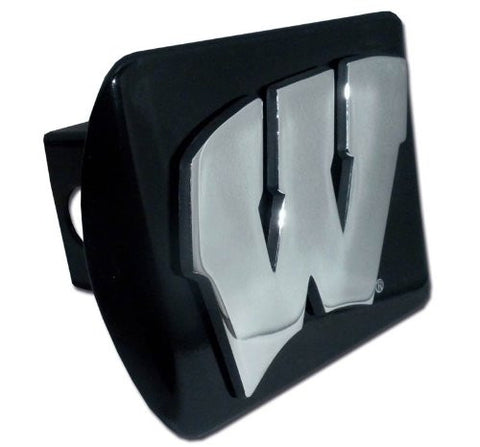 Wisconsin Black Hitch Cover