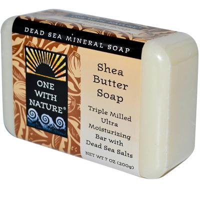 One With Nature Shea Butter Dead Sea Soap (7oz)