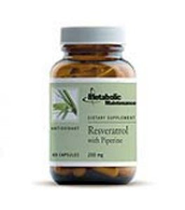 Resveratrol with Piperine 200 mg 60 Capsules