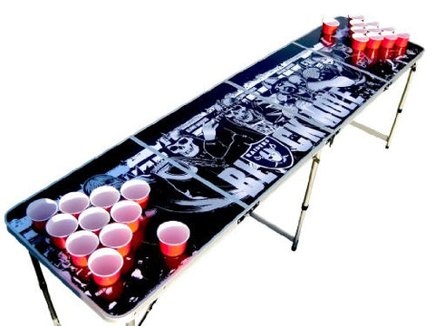 Oakland Raiders Beer Pong Table