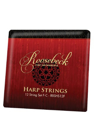 Roosebeck Harp String Set, 12, F - C
