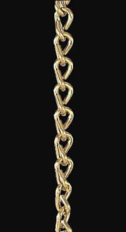 #16 Brass Double Jack Chain, Price Per Foot