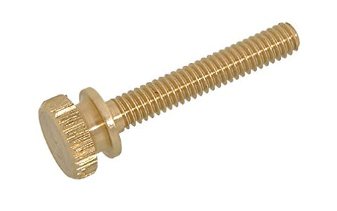 1 1/2" Length, Unfinished Brass, 8/32 Thread Thumb Screw