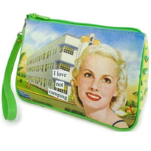 Cosmetic Bag - "I love not camping"