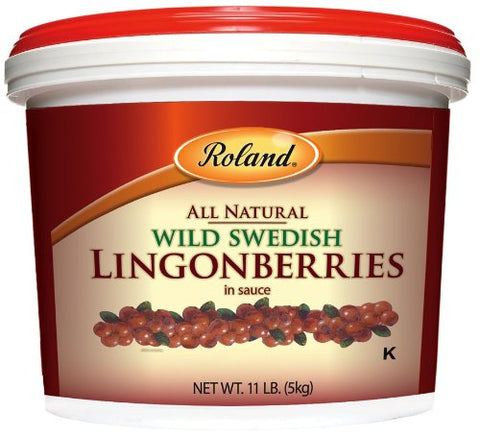 Roland Lingonberries In Sauce, 11lb