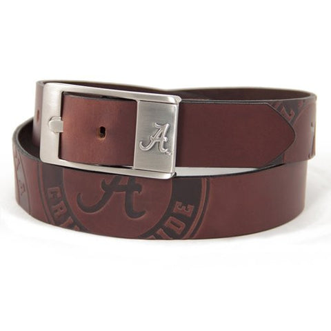Alabama Crimson Tide NCAA Brandish Leather Belt - Size 32