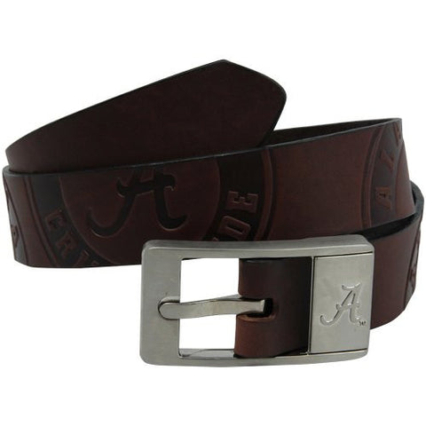 Alabama Crimson Tide NCAA Brandish Leather Belt - Size 34