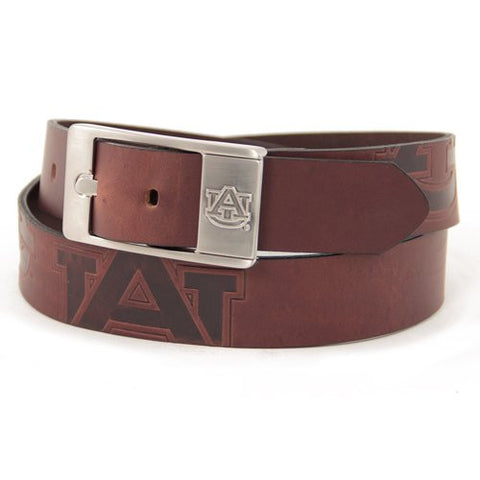 Auburn Tigers NCAA Brandish Leather Belt - Size 32