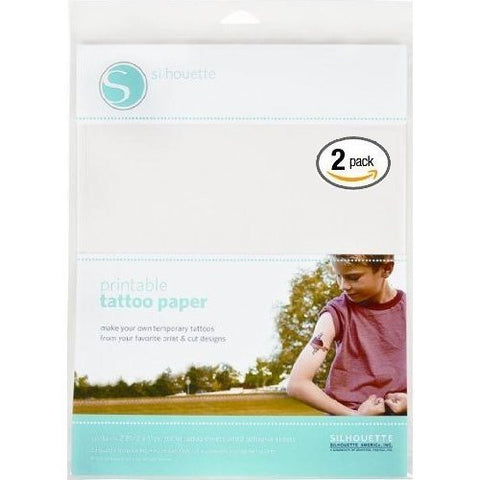 Silhouette Temporary Tattoo Paper (Size: 2 Pack)