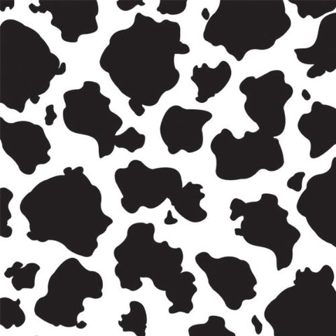 Printed Papers, Black & White Cow, 12" X 12"