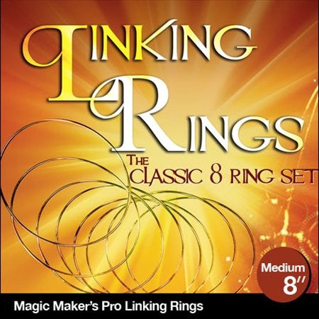 Linking Rings Medium 8 inch Set of 8 Rings with DVD