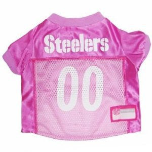 Pittsburgh Steelers NFL Dog Jerseys – Pink, small
