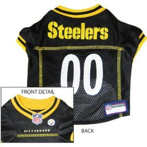 Pittsburgh Steelers - NFL Dog Jerseys, black w/ yellow trim, x-large