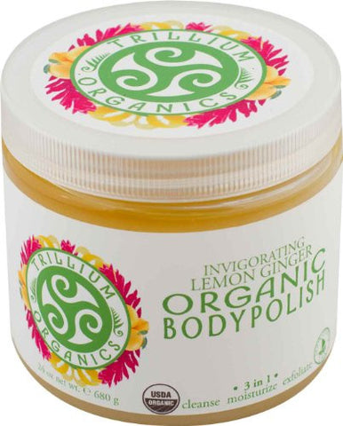 Organic Body Polish - Lemon Ginger - 24oz