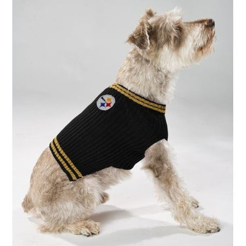 Pittsburgh Steelers Dog Sweater, small