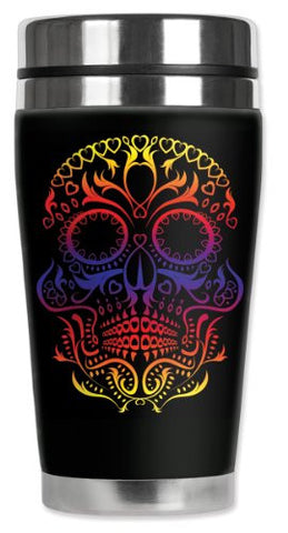 Travel Mug - Colorful Sugar Skull