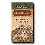 Caffeinated Black Teabags, Northwest Breakfast , 24 teabags