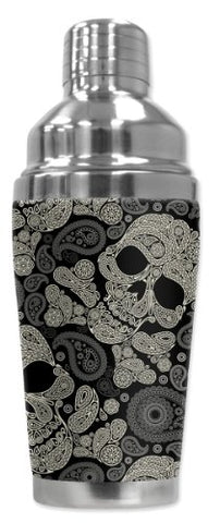 Cocktail Shaker - Paisley Skulls