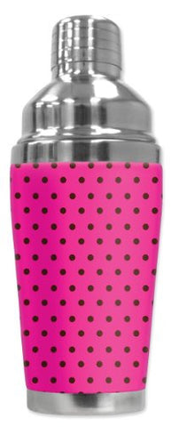 Cocktail Shaker - Pink Polka Dots