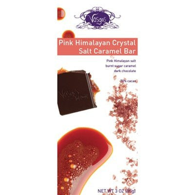 Pink Himalayan Crystal Salt Caramel Exotic Candy Bar