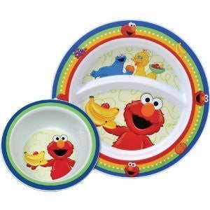 Munchkin Sesame Street Toddler Plate & Bowl 15162