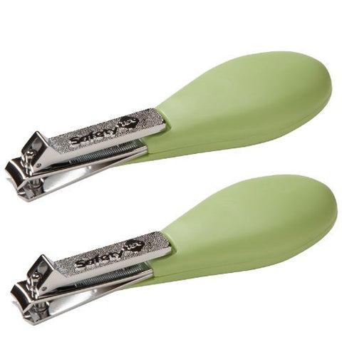 Safety 1st Fold-Up Nail Clipper, Spring Green, 2-Count