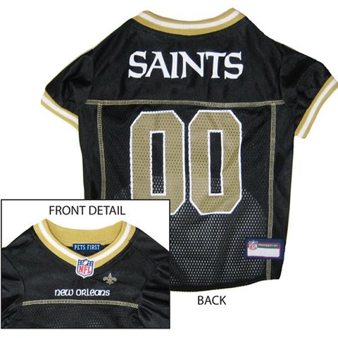New Orleans Saints - NFL Dog Jerseys, black w/ gold trim, small