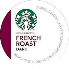 Starbucks, French Roast, dark roast,k-cup
