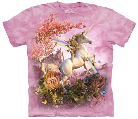 Awesome Unicorn, Loose Shirt - Pink Adult Small