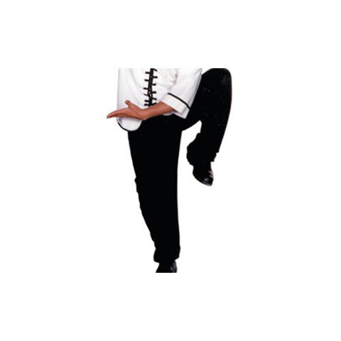 All Black Kung Fu Pants, Size 6, 195 lbs, 6'0"