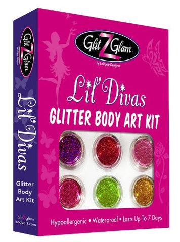 Lil’ Divas Glitter Body Art Kit