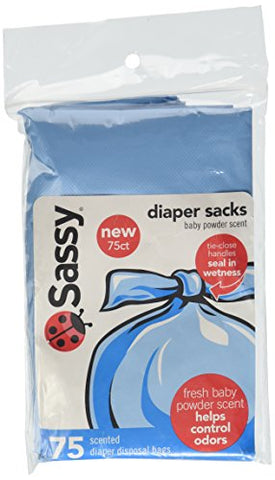 Sassy Baby Disposable Diaper Sacks - 75 count