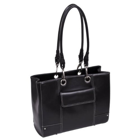 SERENA Faux Leather Ladies' Business Tote Black